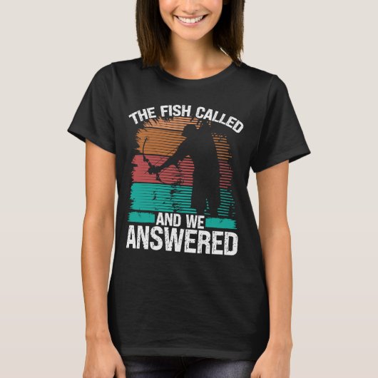 T-shirt Bowfisher Fish Appelé et nous avons répondu BowFis (Devant)