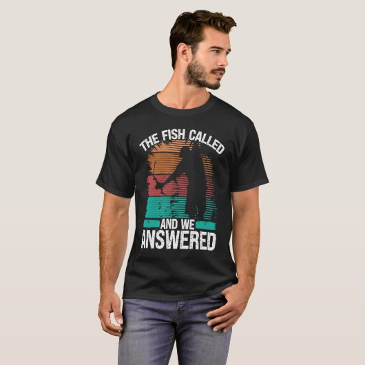 T-shirt Bowfisher Fish Called and we Answered Bowfishing B (Devant entier)