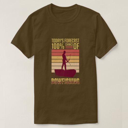 T-shirt BowFishing Bow Lights Flèches Crossbow Bowfisher81 (Design devant)