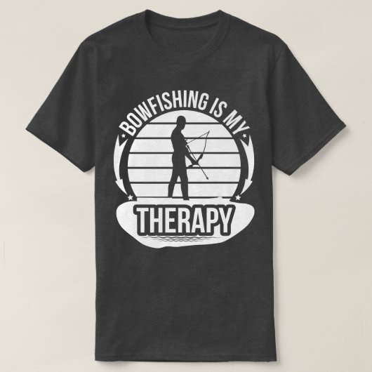 T-shirt BowFishing Bow Lights Flèches Crossbow Bowfisher 7 (Design devant)