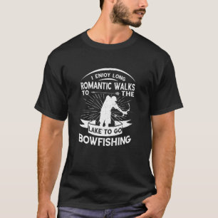 T-shirt BowFishing Bowfisher Marches romantiques Poisson B
