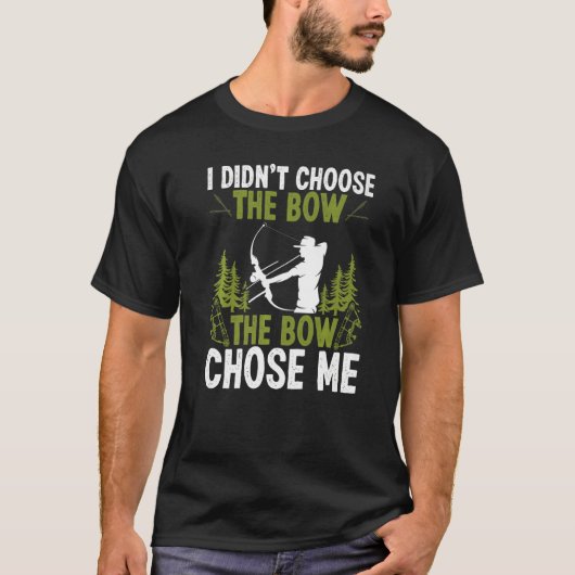 T-shirt Bowfishing The Bowe Chose Me Airboat Fisherman Bow (Devant)