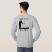 T-shirt Bowfishing, un a tiré une mise à mort ! long (Dos entier)