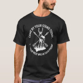 T-shirt Bowhun Archer Chasse au cerf Chasse au cerf (Devant)