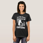 T-shirt Bowhunter Levez-vous tôt BowFishing Bowfisher Arch (Devant entier)