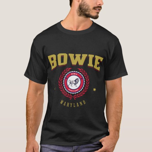 T-shirt Bowie Maryland (Devant)