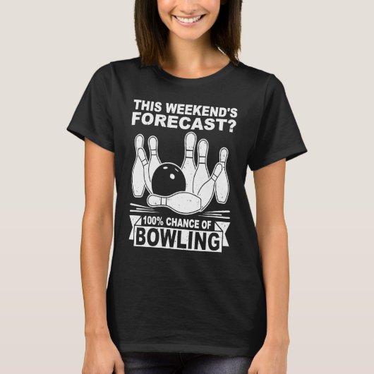 T-shirt bowler bowler jeu de bowling (Devant)