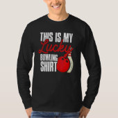T-shirt Bowler C'Est Mon Lucky Bowling Bowling (Devant)