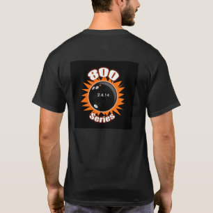 T-shirt Bowler's 800 Series en noir et orange