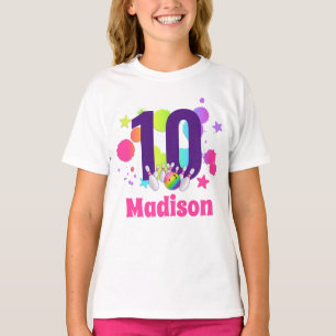 T-shirt Bowling Anniversaire Fête Age Chemise