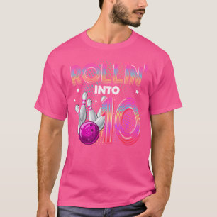 T-shirt Bowling Anniversaire Rollin In 10 10E Anniversaire
