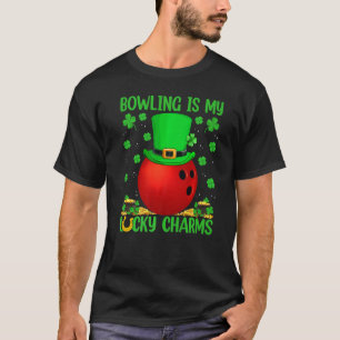 T-shirt Bowling Are My Lucky Charms Bowling St Patrick S D