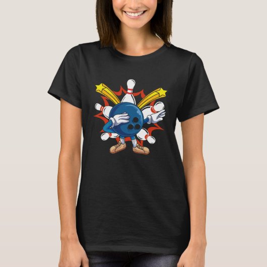 T-shirt Bowling Ball Dabbing Bowling Players & Bowling (Devant)