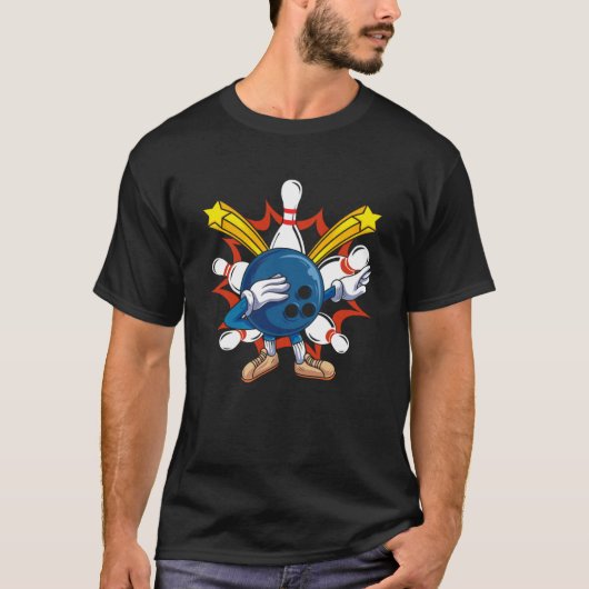T-shirt Bowling Ball Dabbing Bowling Players & Bowling (Devant)