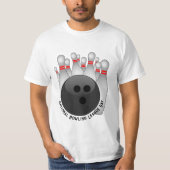 T-shirt Bowling Ball et Bowling Pins (Devant)