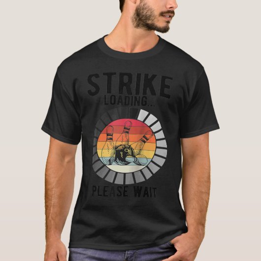 T-shirt Bowling Ball Pin Bowler Strike Bowling Fanatic Bow (Devant)