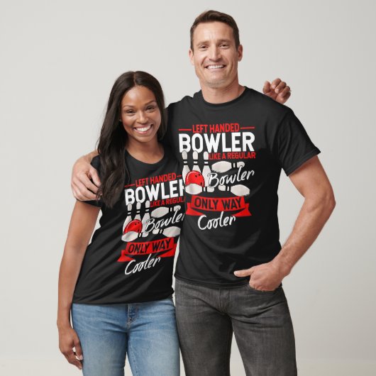 T-shirt Bowling Ball Pin Bowler Strike Bowling Fanatic Bow (Unisexe)