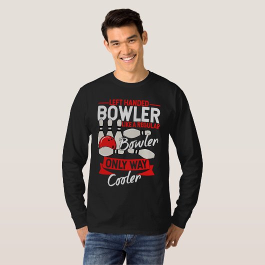 T-shirt Bowling Ball Pin Bowler Strike Bowling Fanatic Bow (Devant entier)