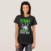 T-shirt Bowling Ball Pin Bowler Strike Bowling Fanatic Bow (Devant entier)