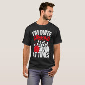 T-shirt Bowling Ball Pin Bowler Strike Bowling Fanatic Bow (Devant entier)