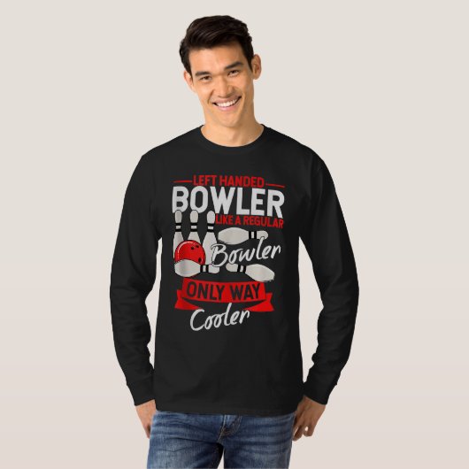 T-shirt Bowling Ball Pin Bowler Strike Bowling Fanatic Bow (Devant entier)