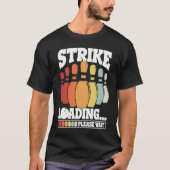 T-shirt Bowling Ball Pin Bowler Strike Bowling Team Bowlin (Devant)