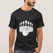 T-shirt Bowling Ball Pin Bowler Strike Bowling Team Bowlin (Devant)