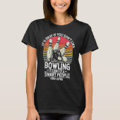 T-shirt Bowling Ball Pin Bowler Strike Bowling Team Bowlin (Devant)