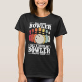 T-shirt Bowling Ball Pin Bowler Strike Team Bowling Alley (Devant)