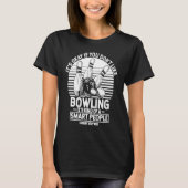 T-shirt Bowling Ball Pin Bowler Strike Team Bowling Alley  (Devant)