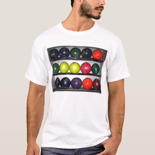 T-shirt Bowling Balls (Devant)