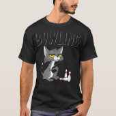 T-shirt Bowling Because Murder is Wrong Bowlers Sarcasm Ca (Devant)