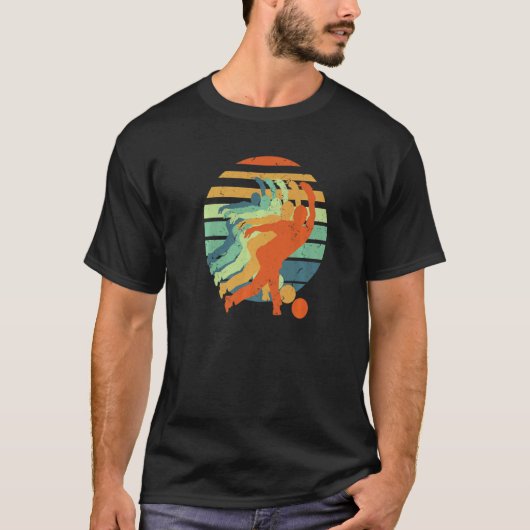 T-shirt Bowling Bowler Cool Retro Vintage (Devant)