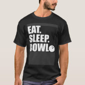 T-shirt Bowling  Bowler Sport  Bowling Coach Bowling Pins  (Devant)
