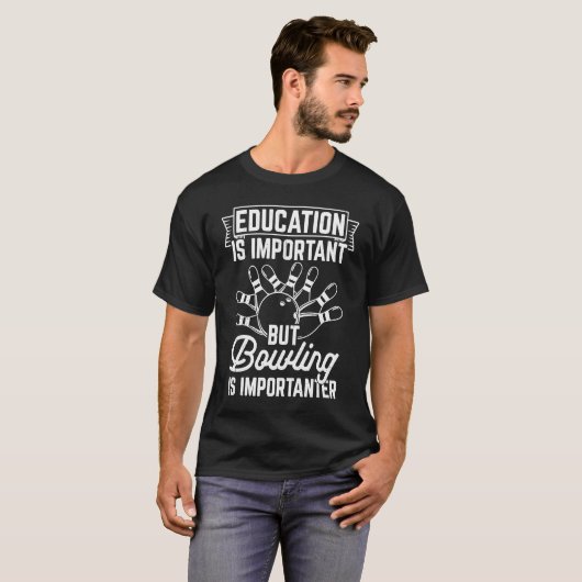 T-shirt Bowling Bowler Strike Bowling Fanatic Bowli (Devant entier)