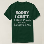 T-shirt Bowling Bowling Bowling T (Design devant)