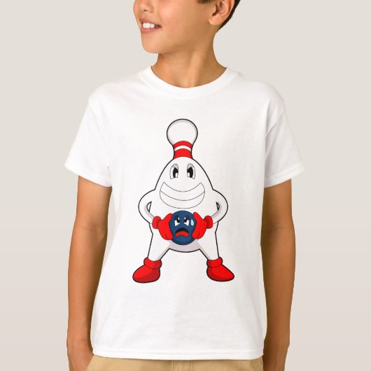 T-shirt Bowling Bowling pin Bowling Bowling (Devant)