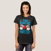 T-shirt Bowling Bowling Stones Funny Bowlers Bowling L (Devant entier)