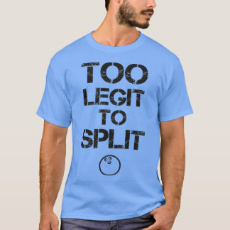 T-shirt Bowling Bowling Team trop legate pour scinder Bowl
