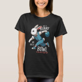 T-shirt Bowling Bunny Rabbit Bowler (Devant)
