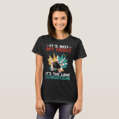 T-shirt Bowling Ce N'Est Pas Ma Faute (Devant entier)