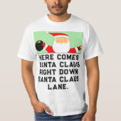 T-shirt Bowling de Noël (Devant)