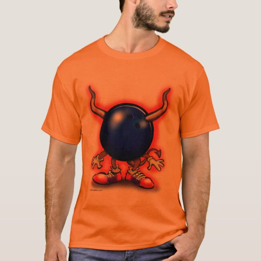 T-shirt Bowling Demon (Devant)