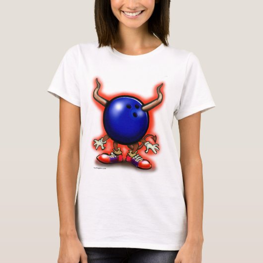 T-shirt Bowling Demon (Devant)