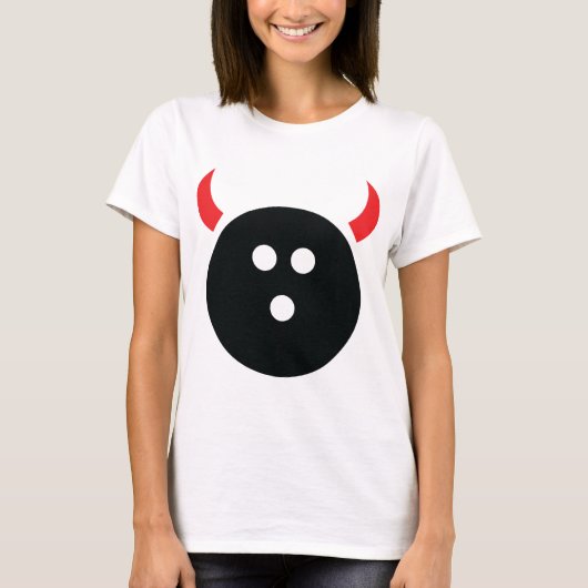 T-shirt Bowling Devil (Devant)