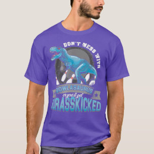 T-shirt Bowling Dinosaur Bowler Bowling Ball Bowling