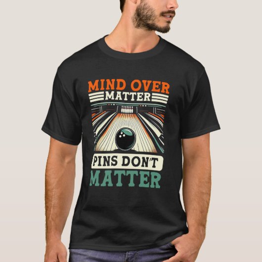 T-shirt Bowling Drôle (Devant)