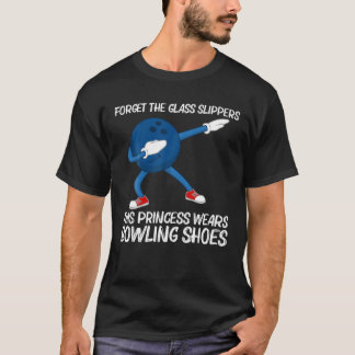 T-shirt Bowling Drôle Pour Les Filles Enfant Dabbing Ball