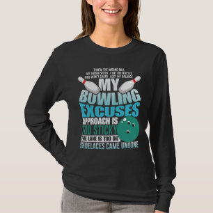 T-shirt Bowling Exprime Funny Bowling Ball Strike Sport