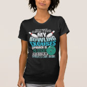 T-shirt Bowling Exprime Funny Bowling Ball Strike Sport (Devant)